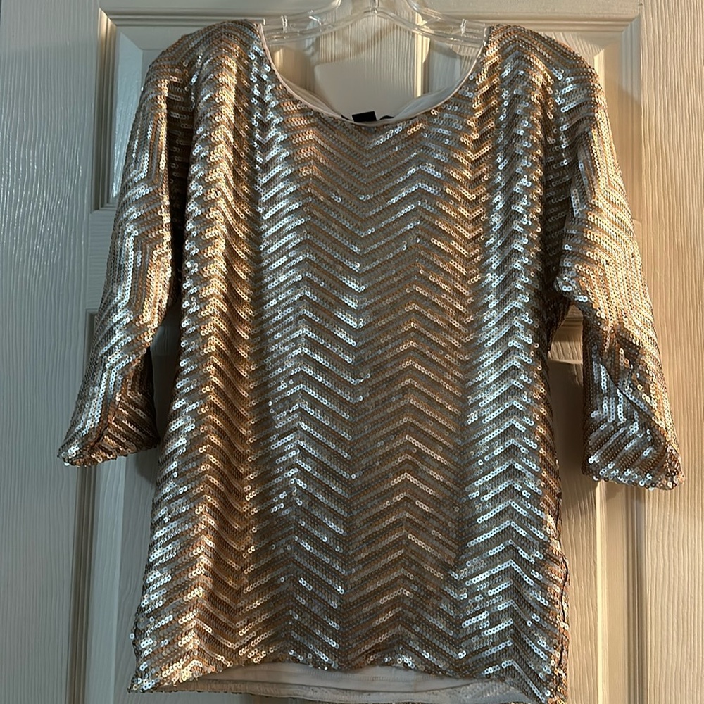 Sequin top by White House Black Market